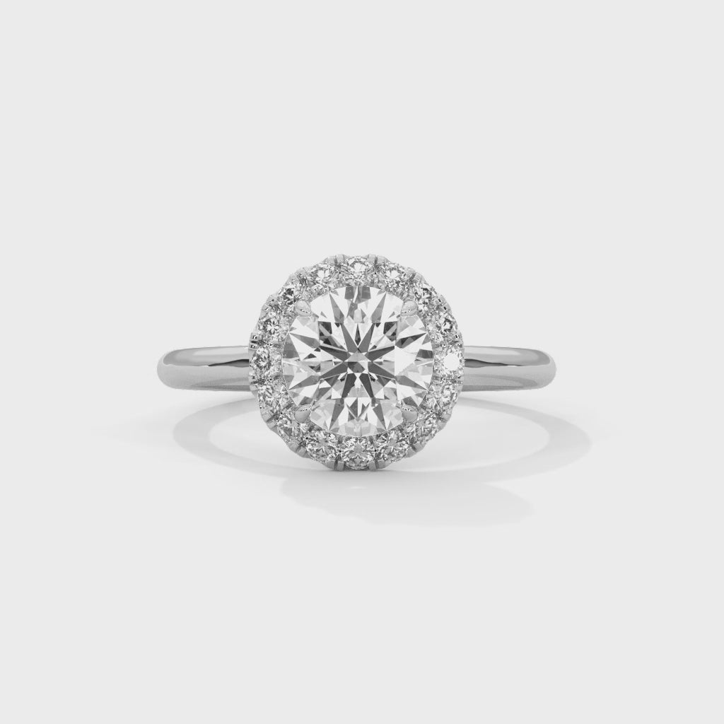 14K White Gold 18K White Gold Platinum Round