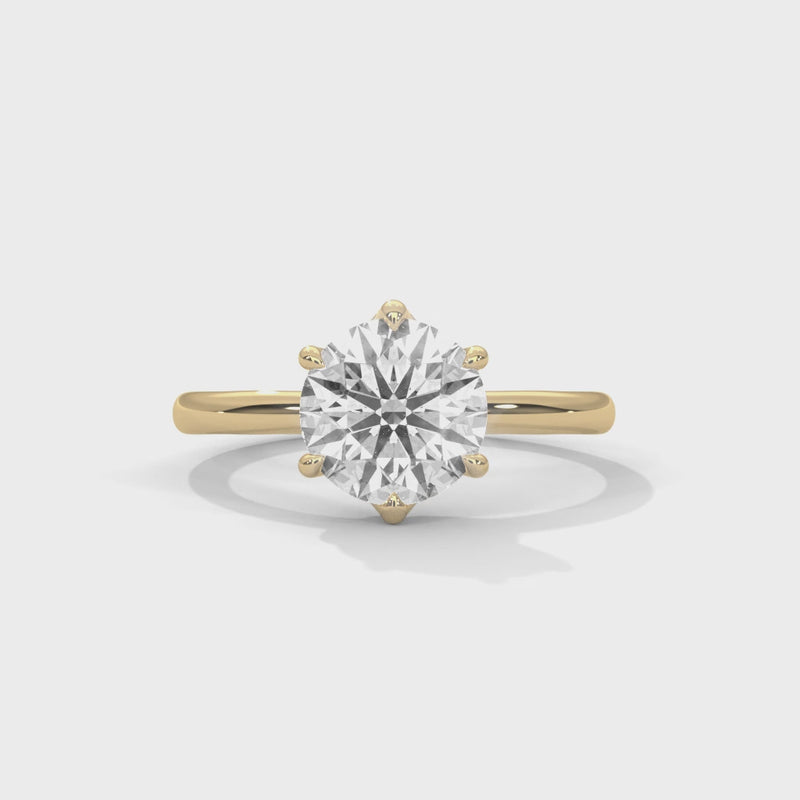 14K Yellow Gold 18K Yellow Gold Round