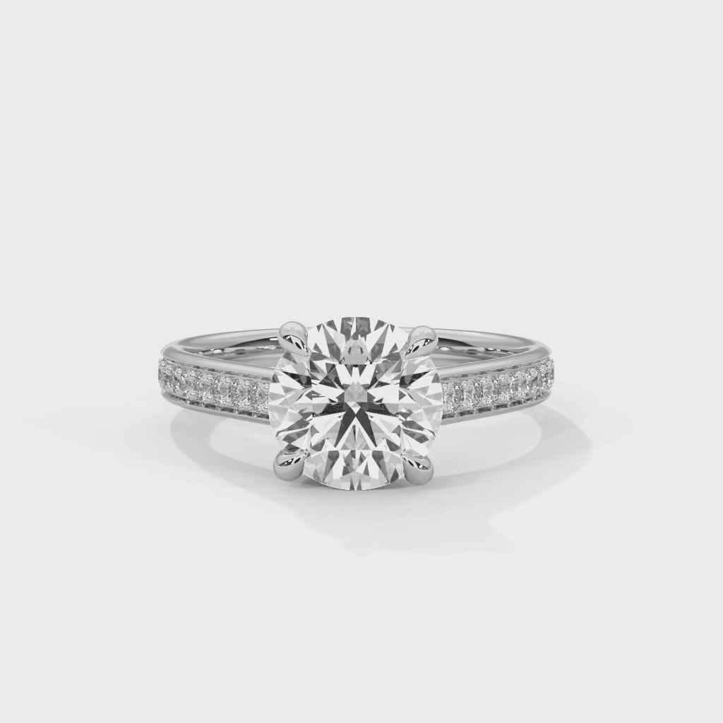 14K White Gold 18K White Gold Platinum Round