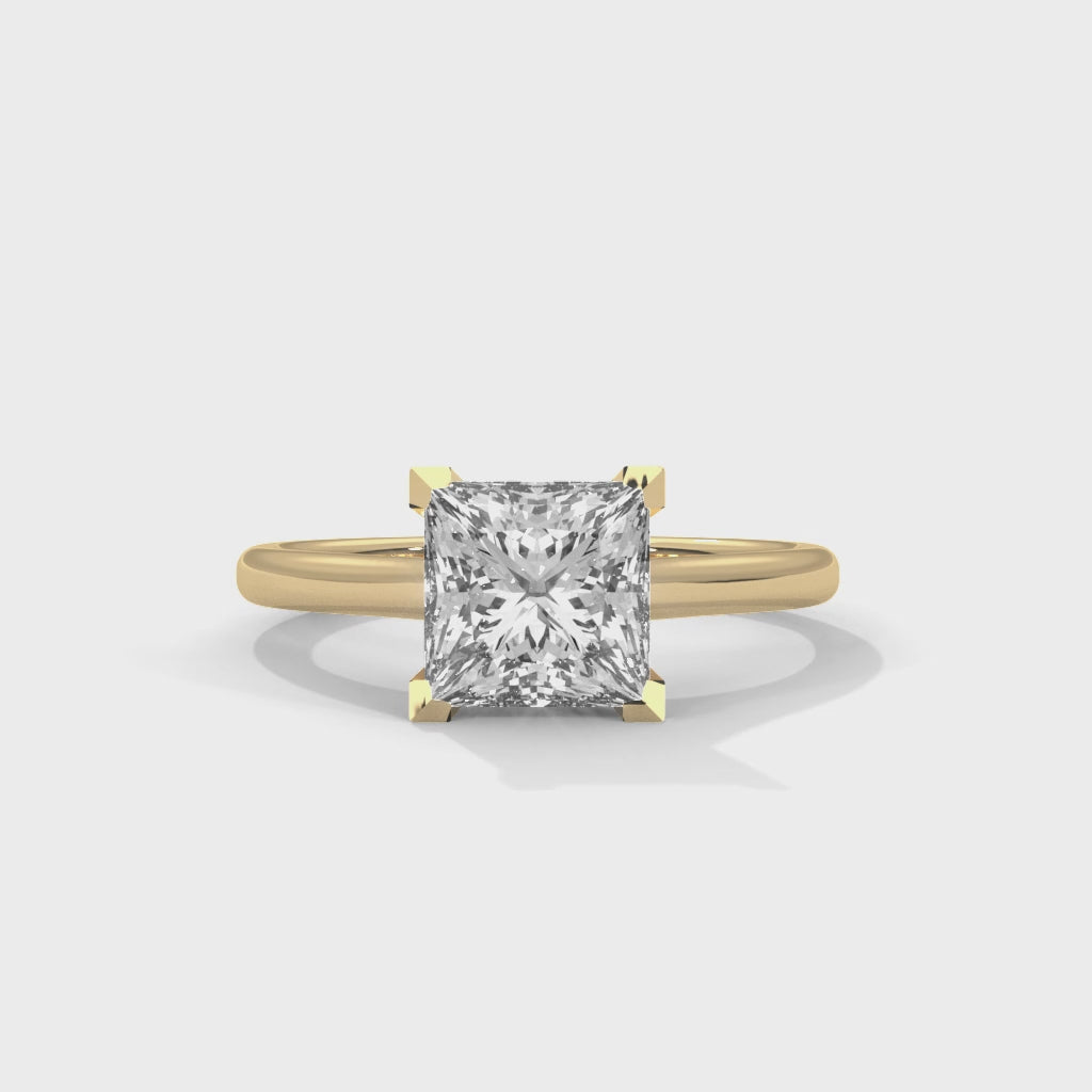 14K Yellow Gold 18K Yellow Gold Princess