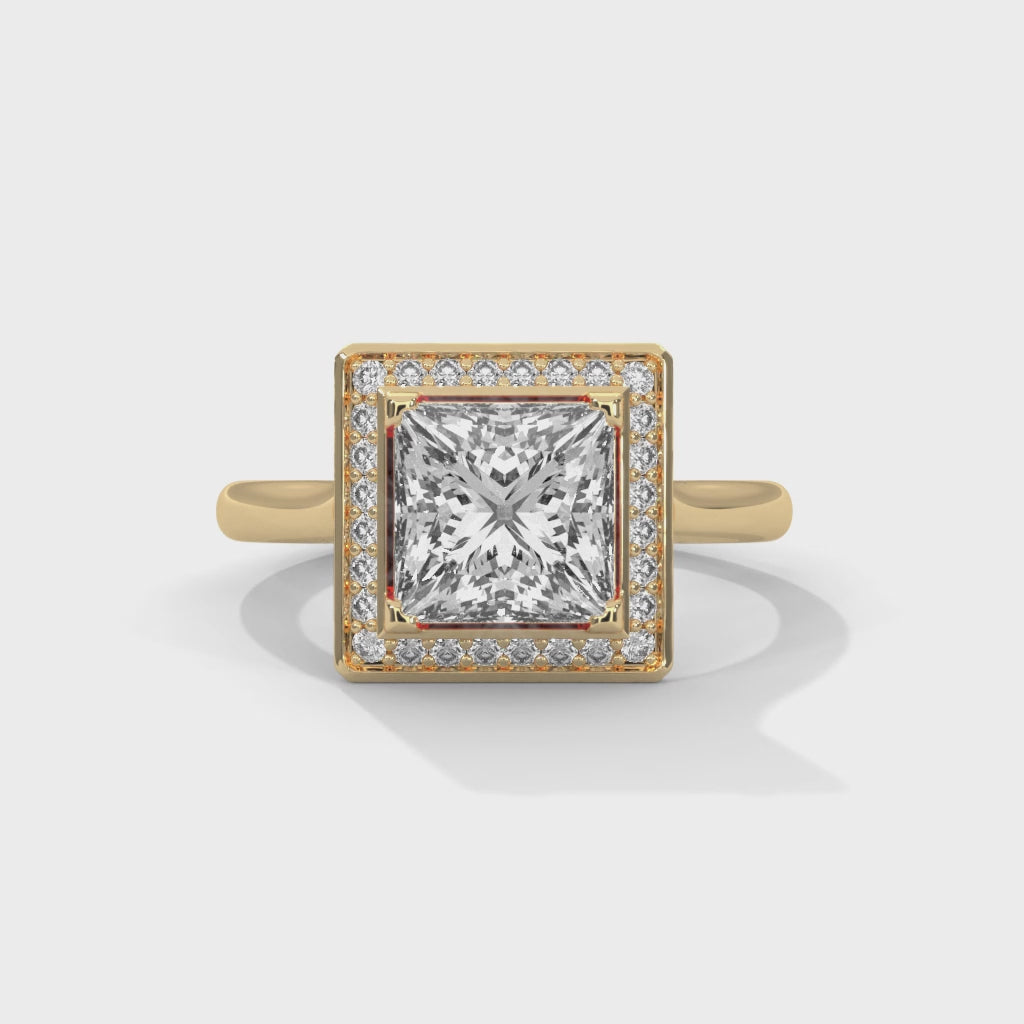 14K Yellow Gold 18K Yellow Gold Princess