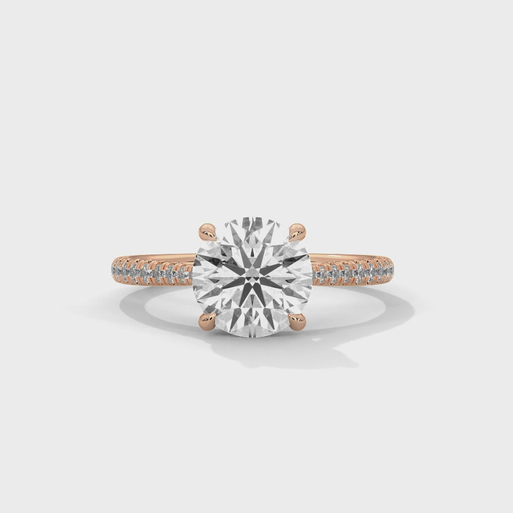 14K Rose Gold 18K Rose Gold Round