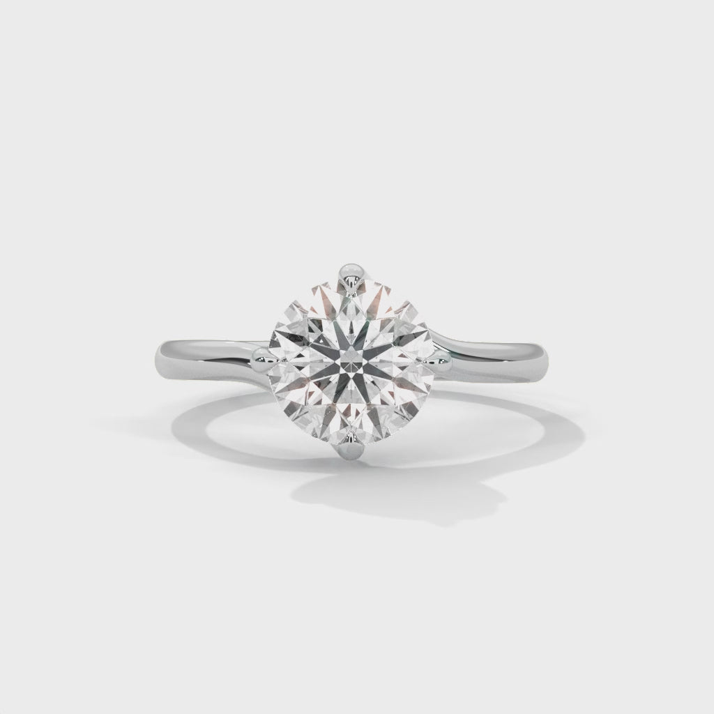 14K White Gold 18K White Gold Platinum Round
