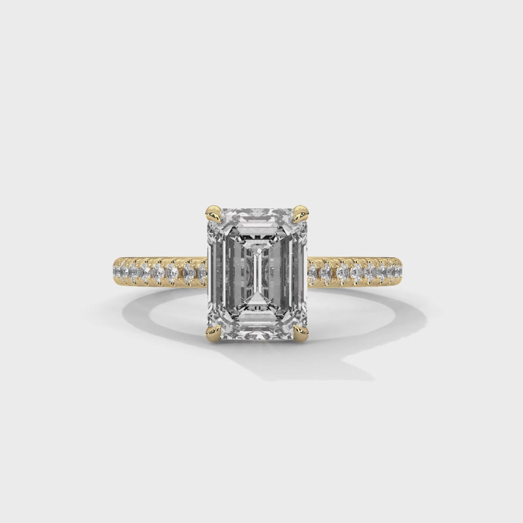 14K Yellow Gold 18K Yellow Gold Emerald