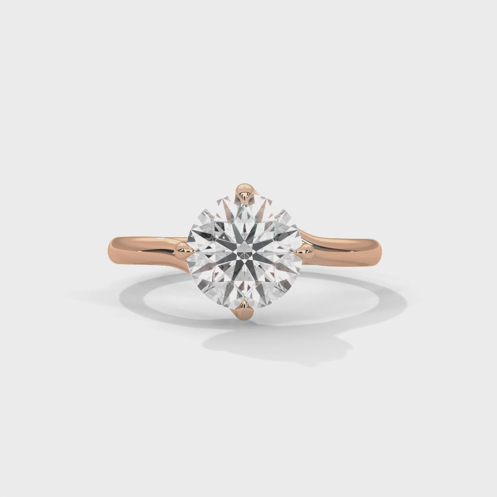 14K Rose Gold 18K Rose Gold Round