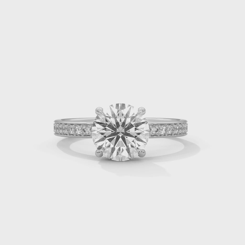 14K White Gold 18K White Gold Platinum Round