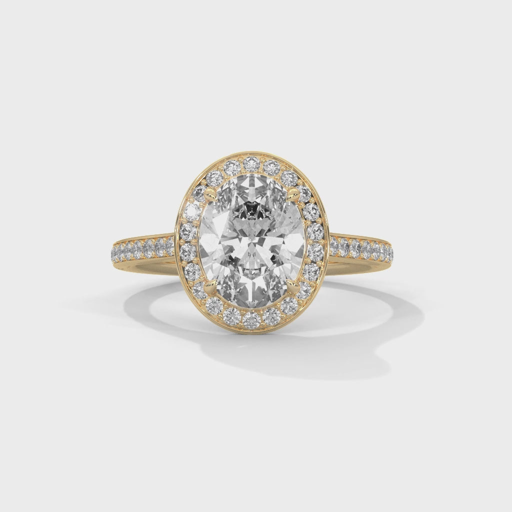 14K Yellow Gold 18K Yellow Gold Oval