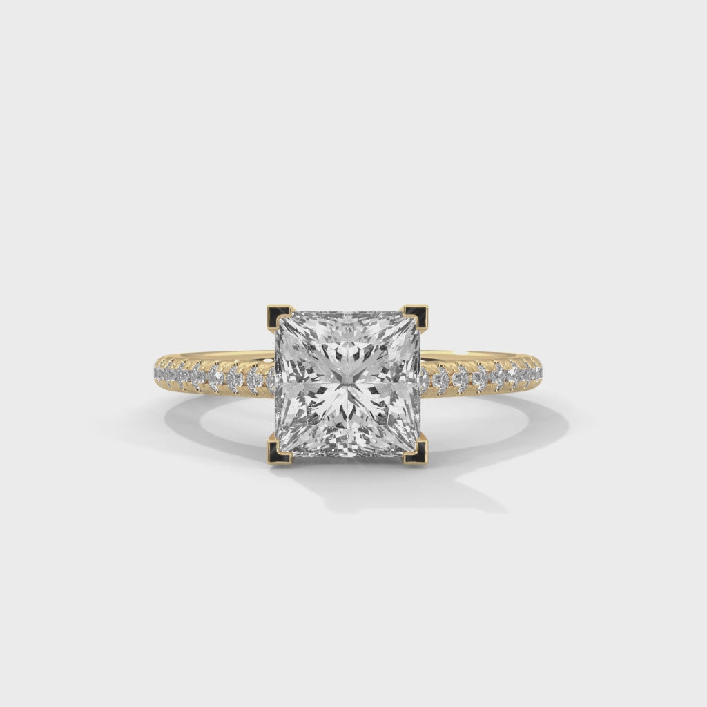 14K Yellow Gold 18K Yellow Gold Princess