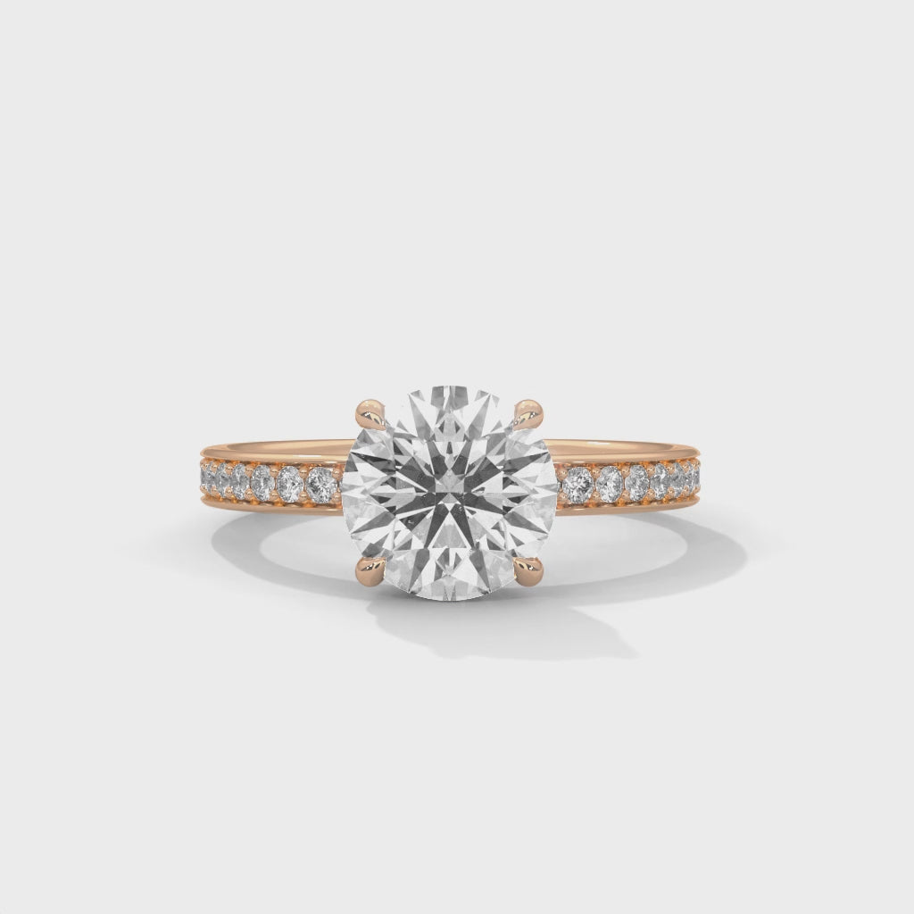 14K Rose Gold 18K Rose Gold Round