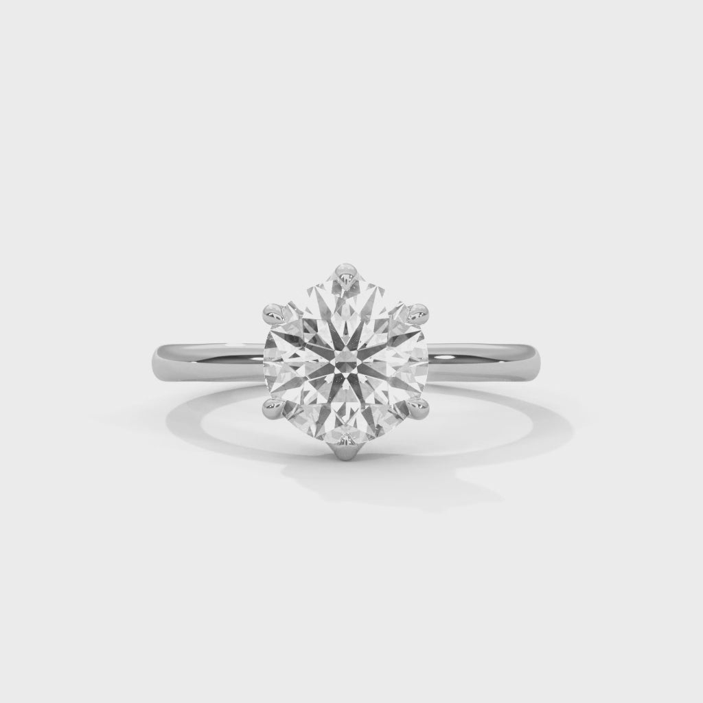 14K White Gold 18K White Gold Platinum Round