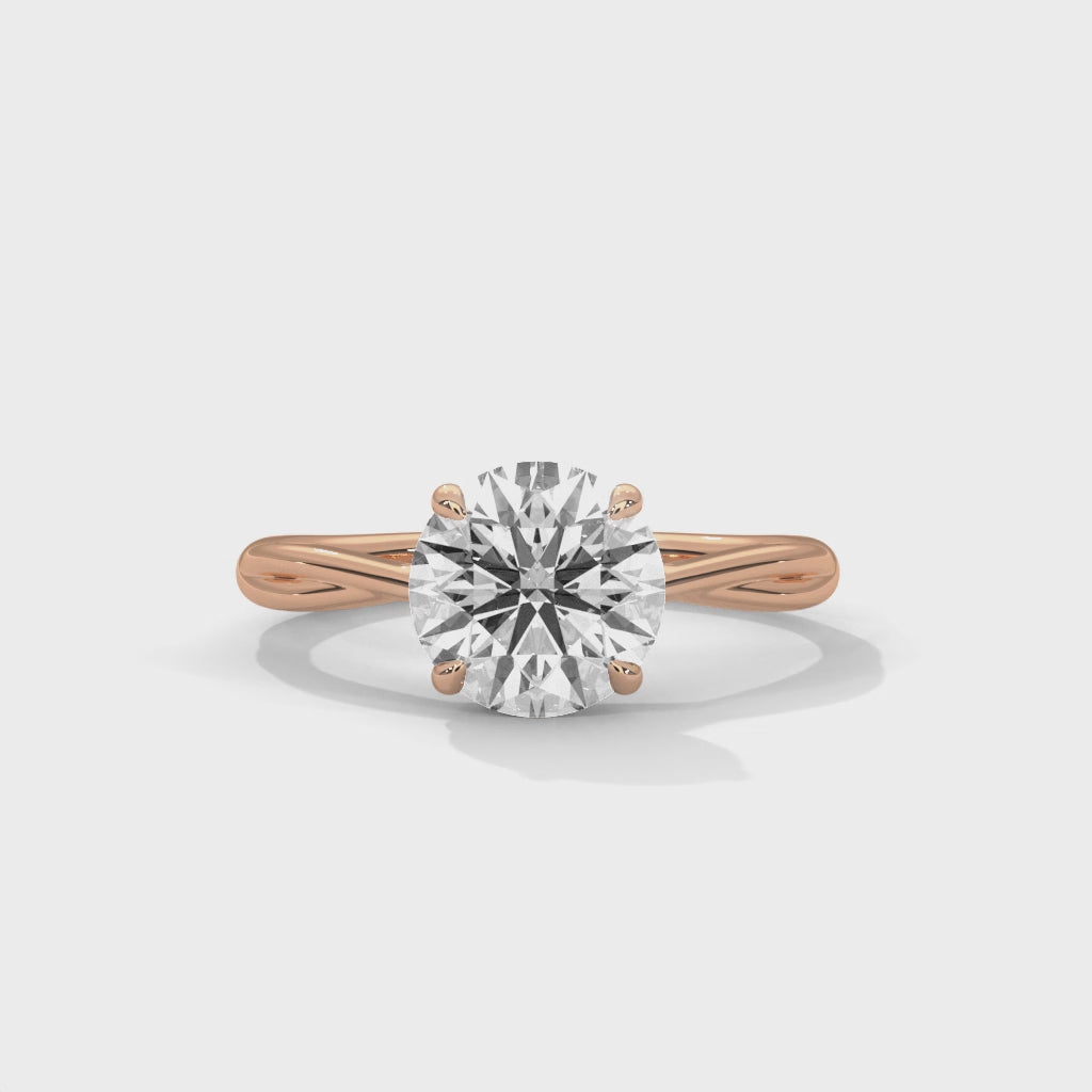 14K Rose Gold 18K Rose Gold Round