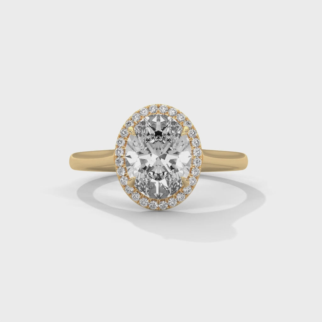 14K Yellow Gold 18K Yellow Gold Oval