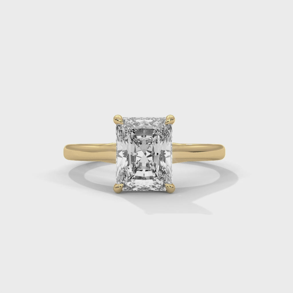 14K Yellow Gold 18K Yellow Gold Radiant