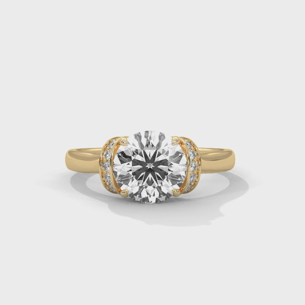 14K Yellow Gold 18K Yellow Gold Round