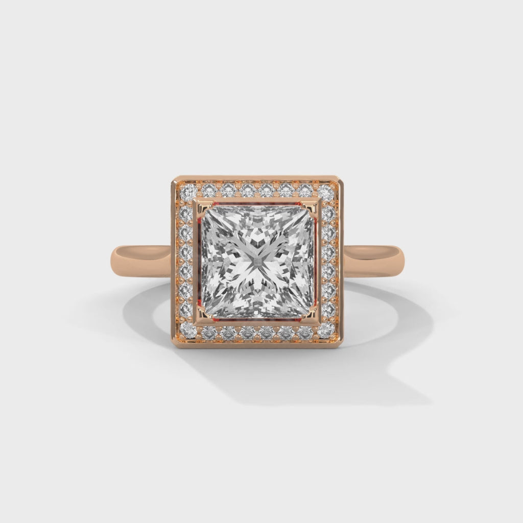 14K Rose Gold 18K Rose Gold Princess