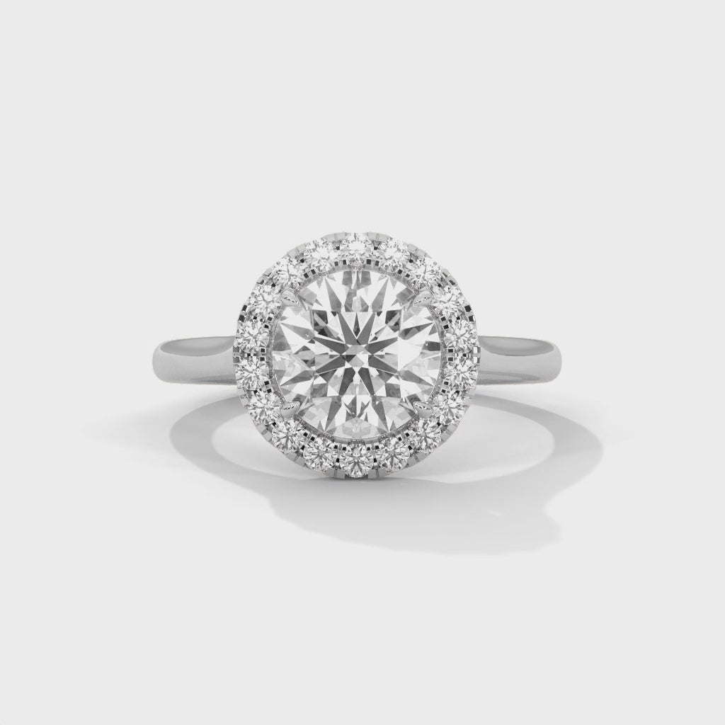 14K White Gold 18K White Gold Platinum Round