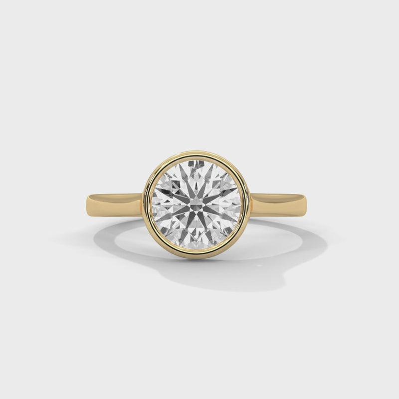 14K Yellow Gold 18K Yellow Gold Round