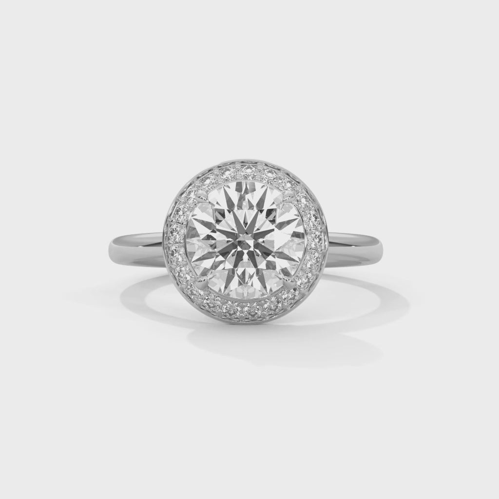 14K White Gold 18K White Gold Platinum Round