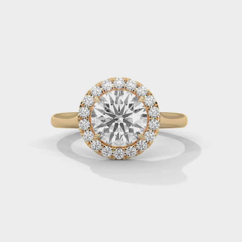 14K Yellow Gold 18K Yellow Gold Round