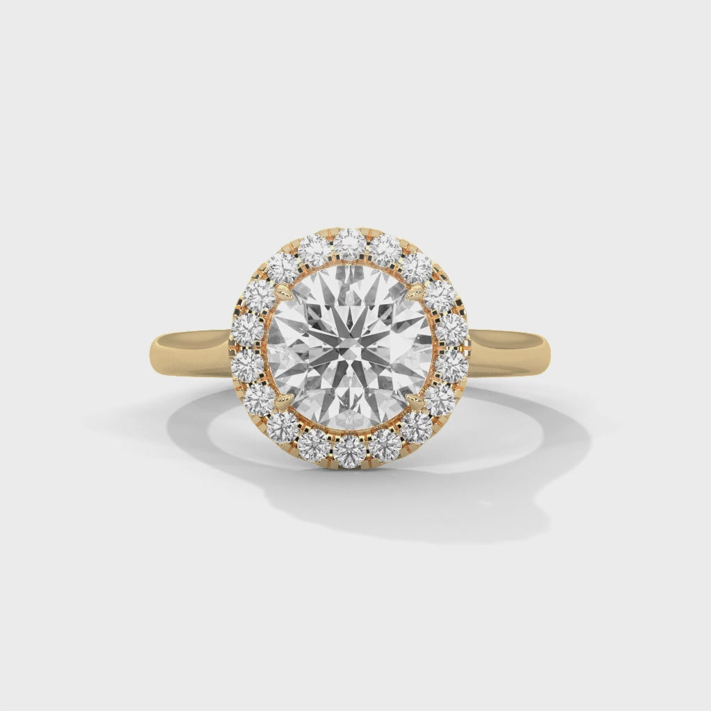 14K Yellow Gold 18K Yellow Gold Round