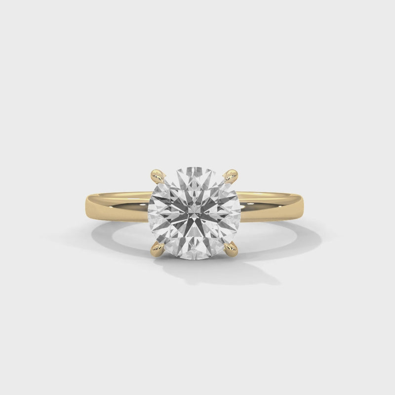 14K Yellow Gold 18K Yellow Gold Round