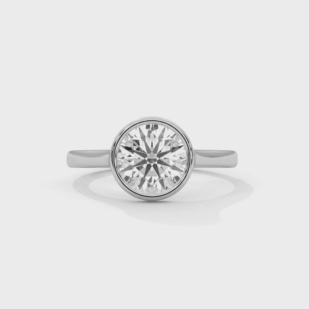 14K White Gold 18K White Gold Platinum Round
