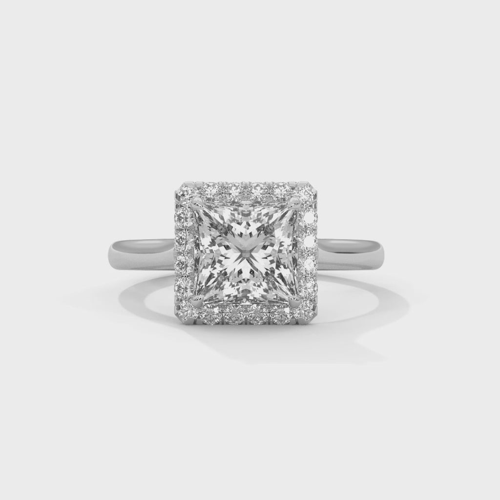 14K White Gold 18K White Gold Platinum Princess
