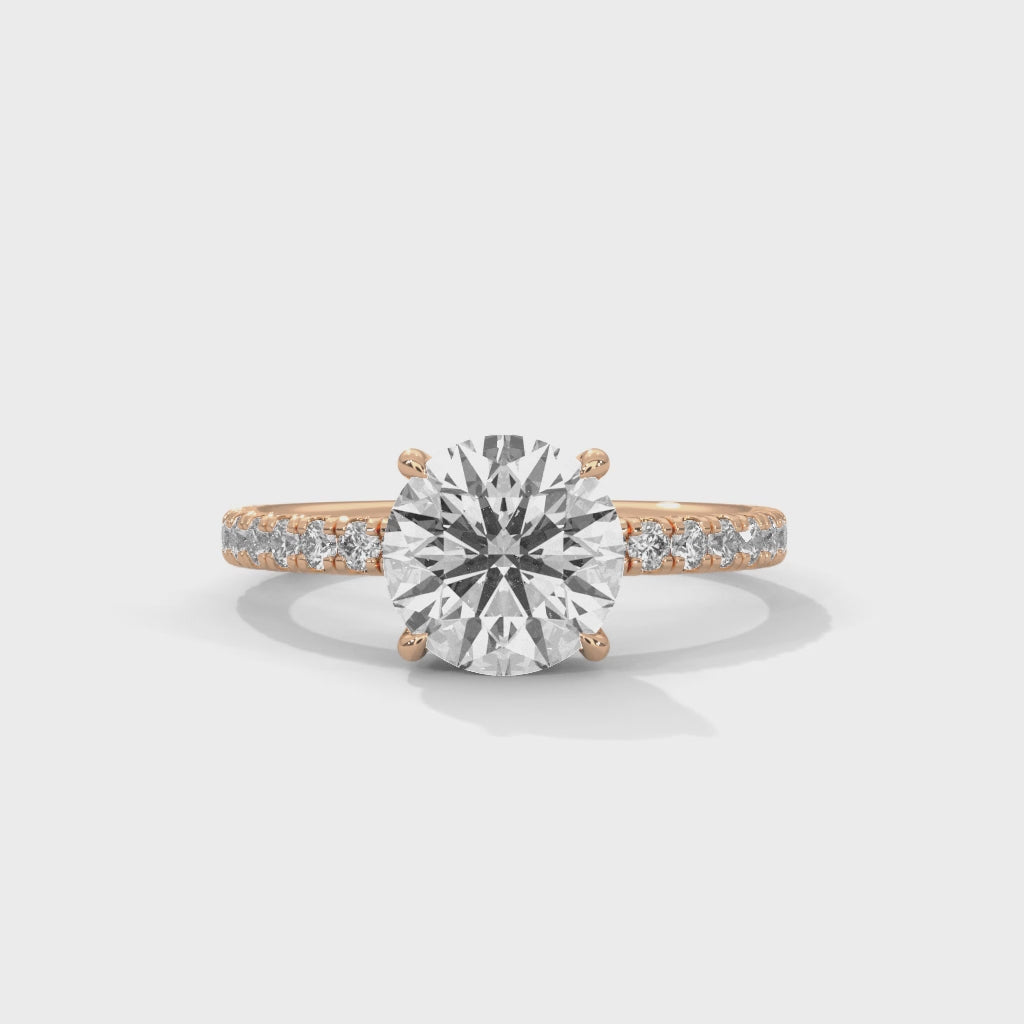 14K Rose Gold 18K Rose Gold Round