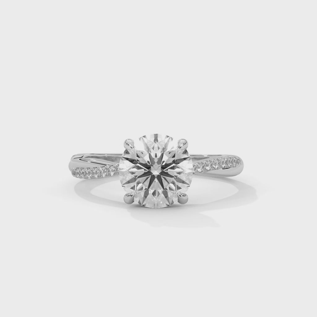14K White Gold 18K White Gold Platinum Round
