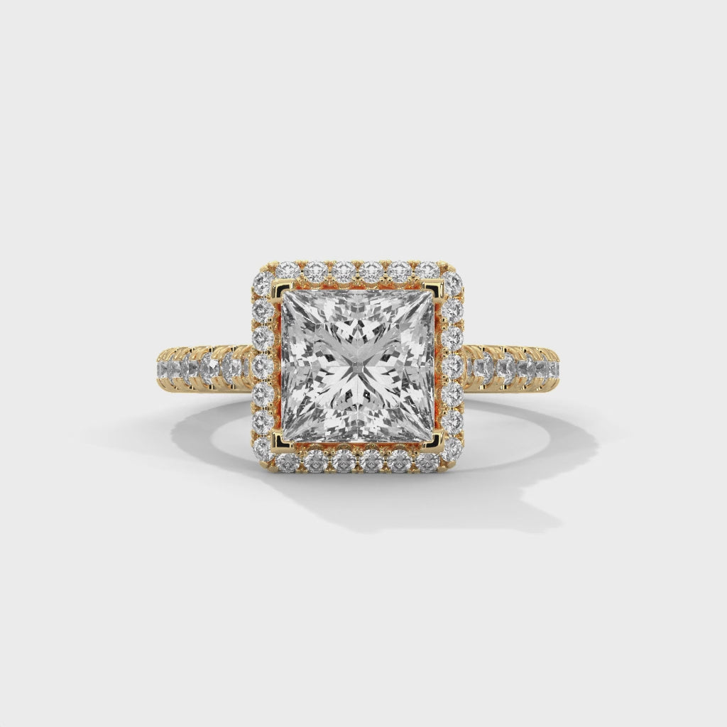 14K Yellow Gold 18K Yellow Gold Princess