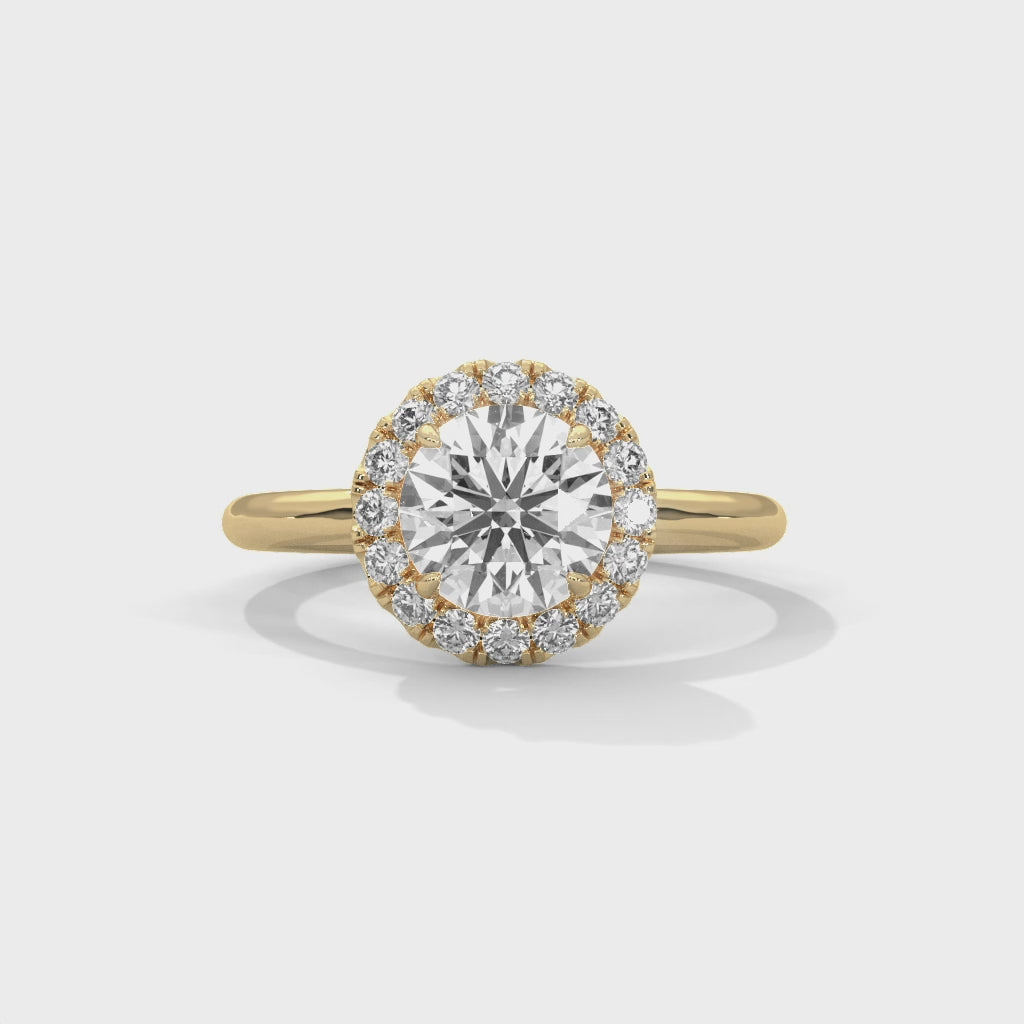 14K Yellow Gold 18K Yellow Gold Round