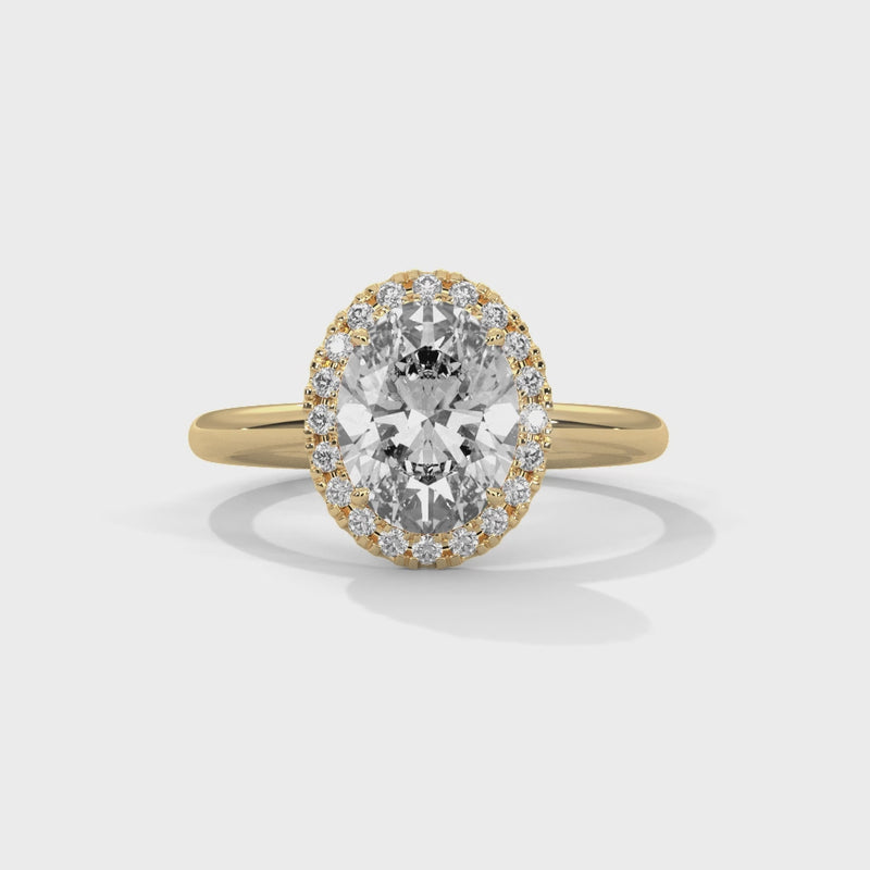 14K Yellow Gold 18K Yellow Gold Oval