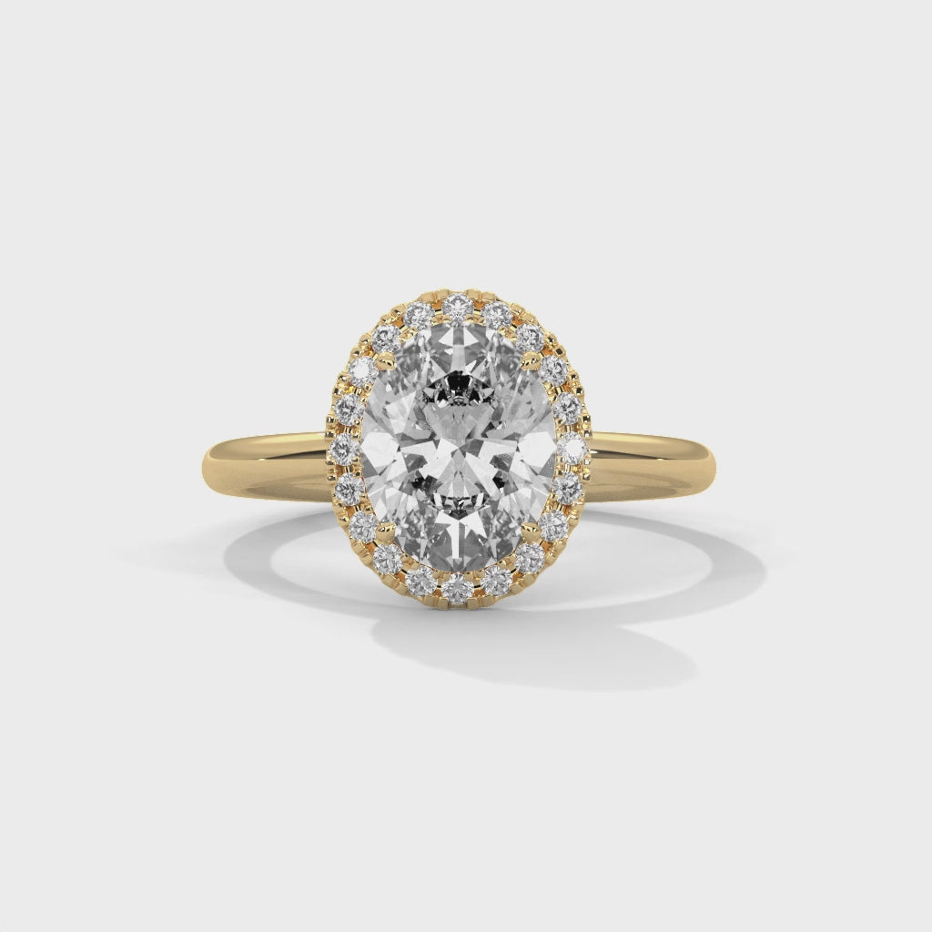 14K Yellow Gold 18K Yellow Gold Oval