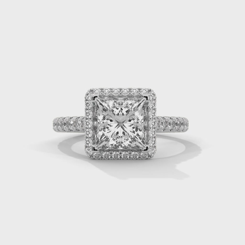 14K White Gold 18K White Gold Platinum Princess