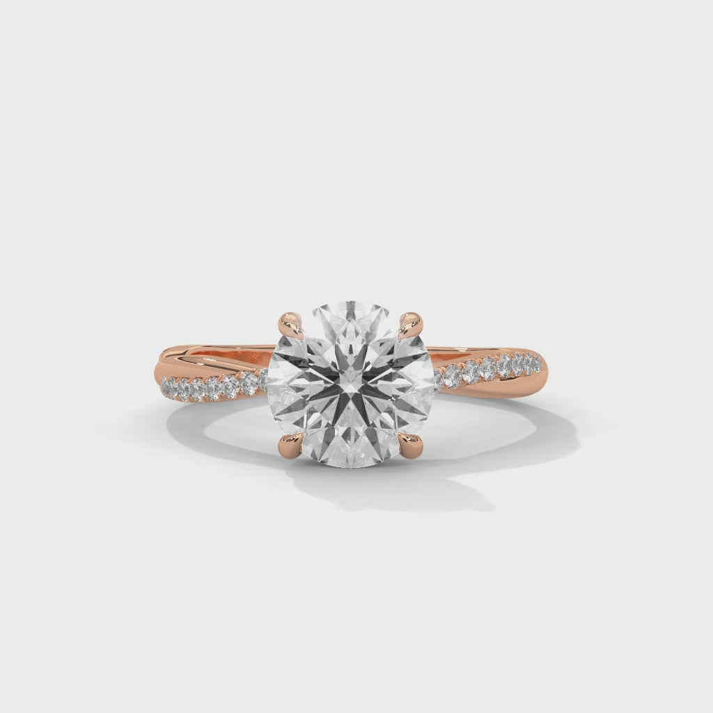 14K Rose Gold 18K Rose Gold Round