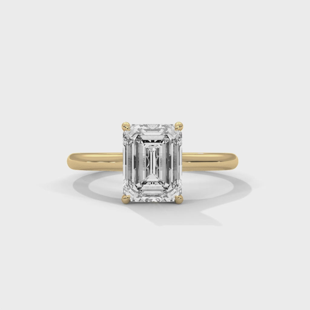 14K Yellow Gold 18K Yellow Gold Emerald