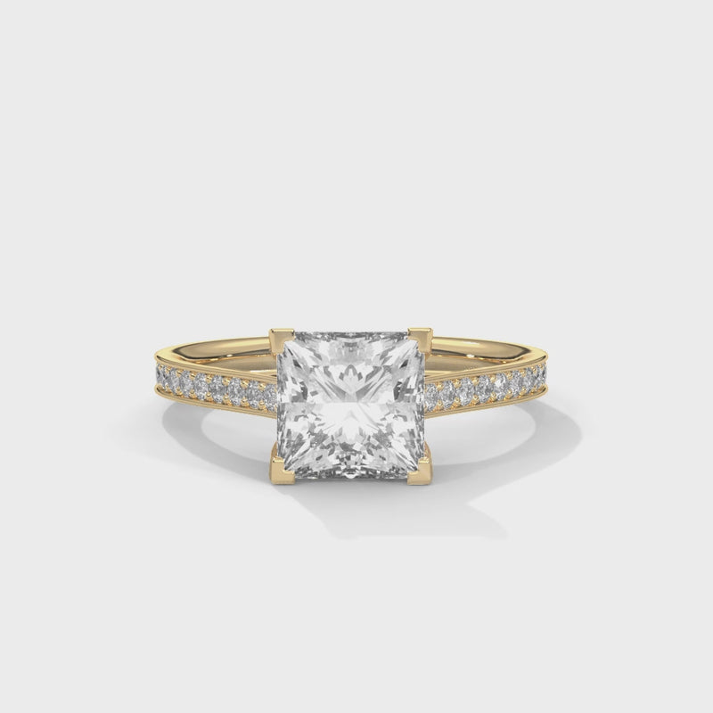 14K Yellow Gold 18K Yellow Gold Princess