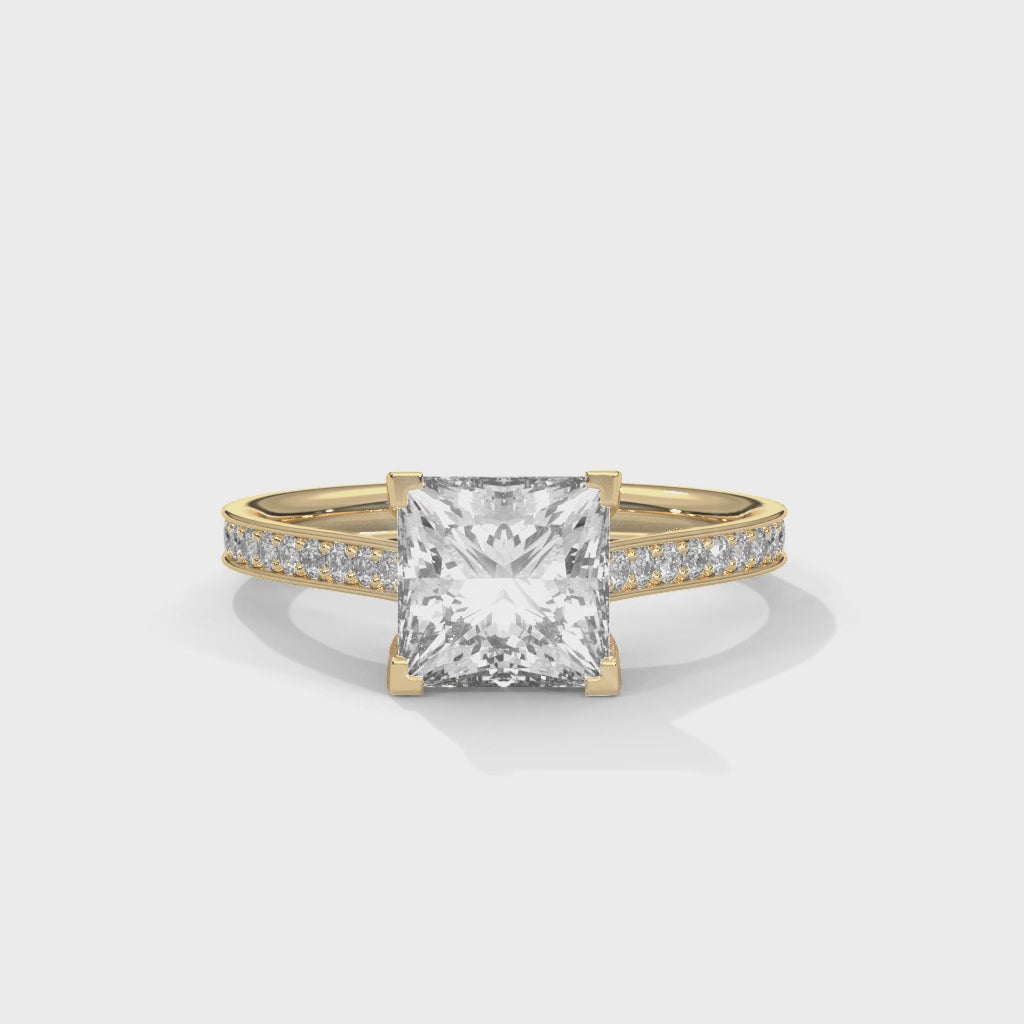 14K Yellow Gold 18K Yellow Gold Princess