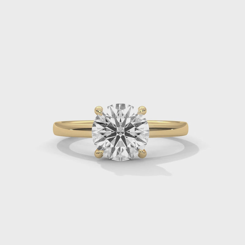 14K Yellow Gold 18K Yellow Gold Round