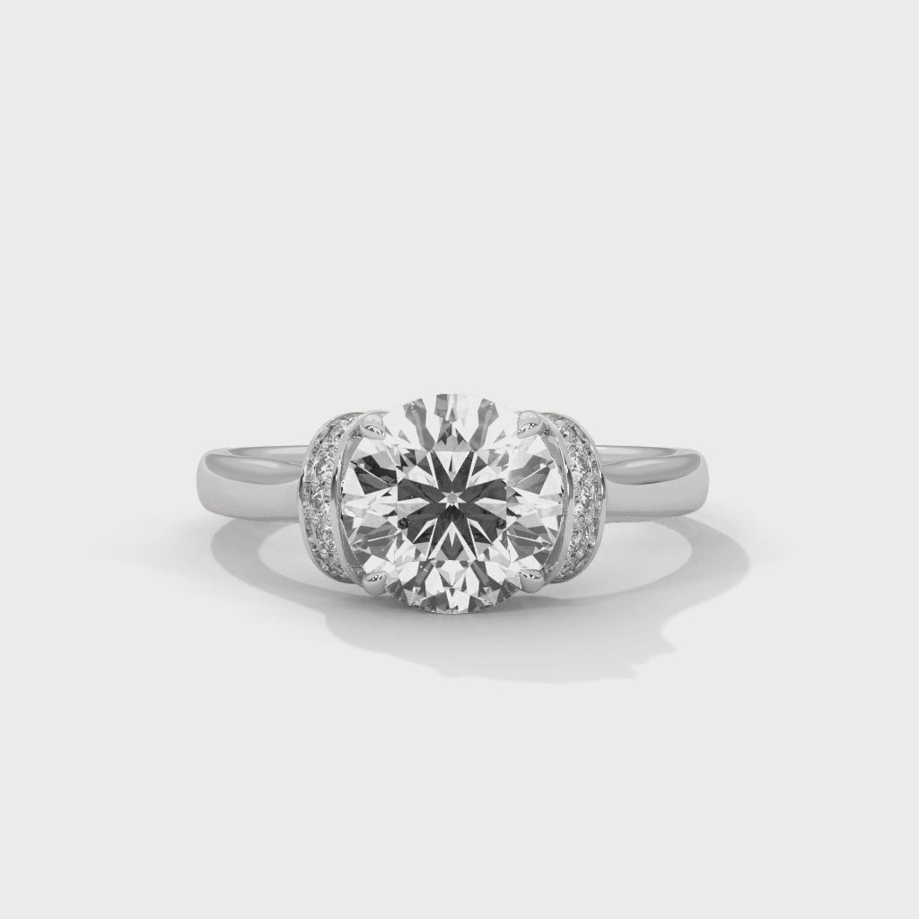 14K White Gold 18K White Gold Platinum Round