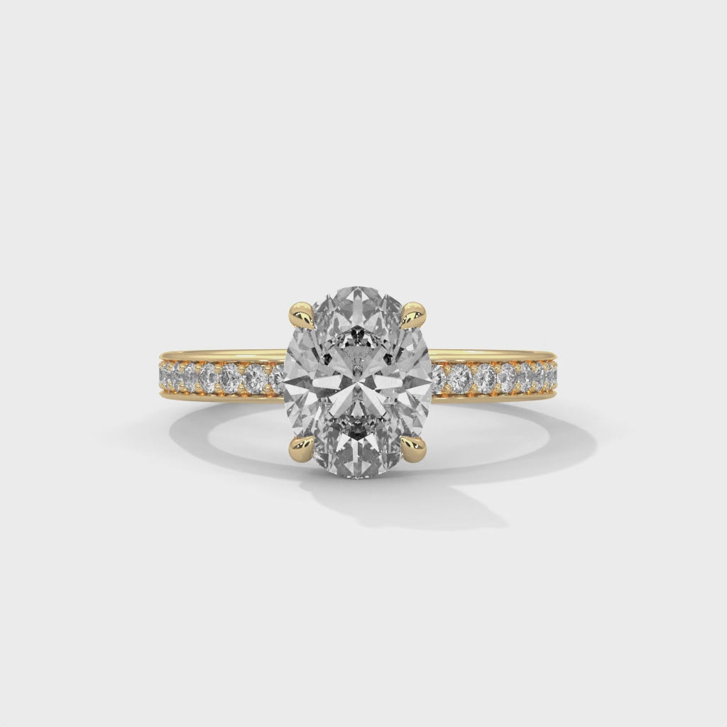 14K Yellow Gold 18K Yellow Gold Oval