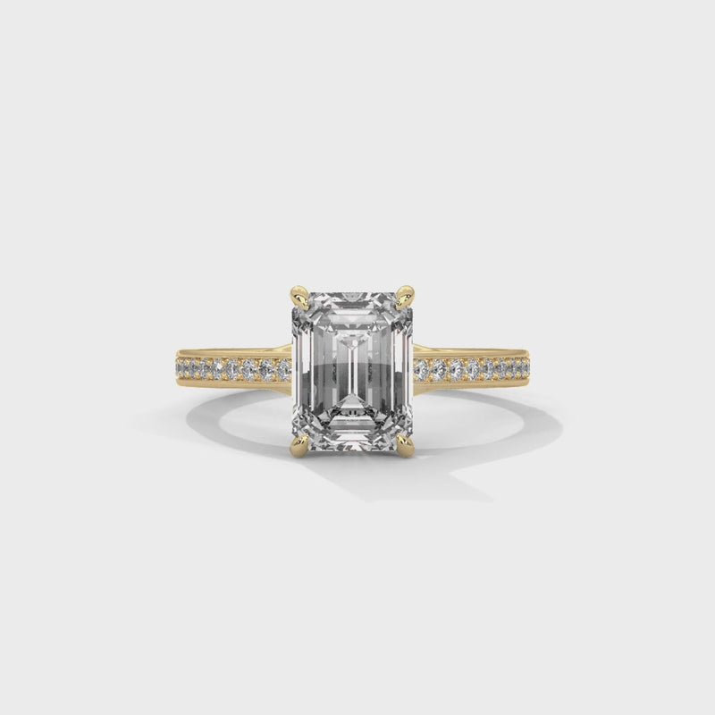 14K Yellow Gold 18K Yellow Gold Emerald