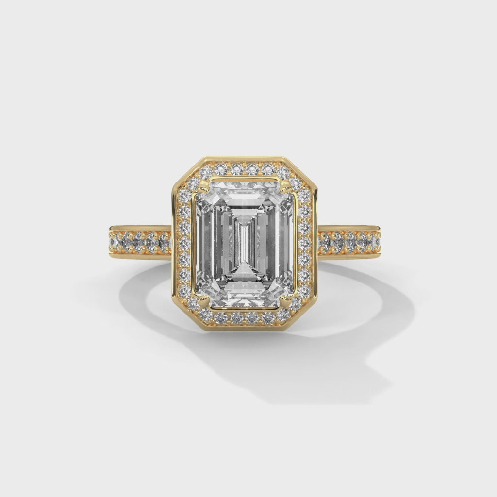 14K Yellow Gold 18K Yellow Gold Emerald