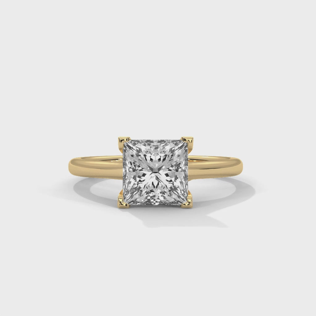 14K Yellow Gold 18K Yellow Gold Princess