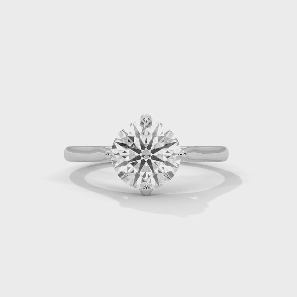 14K White Gold 18K White Gold Platinum Round