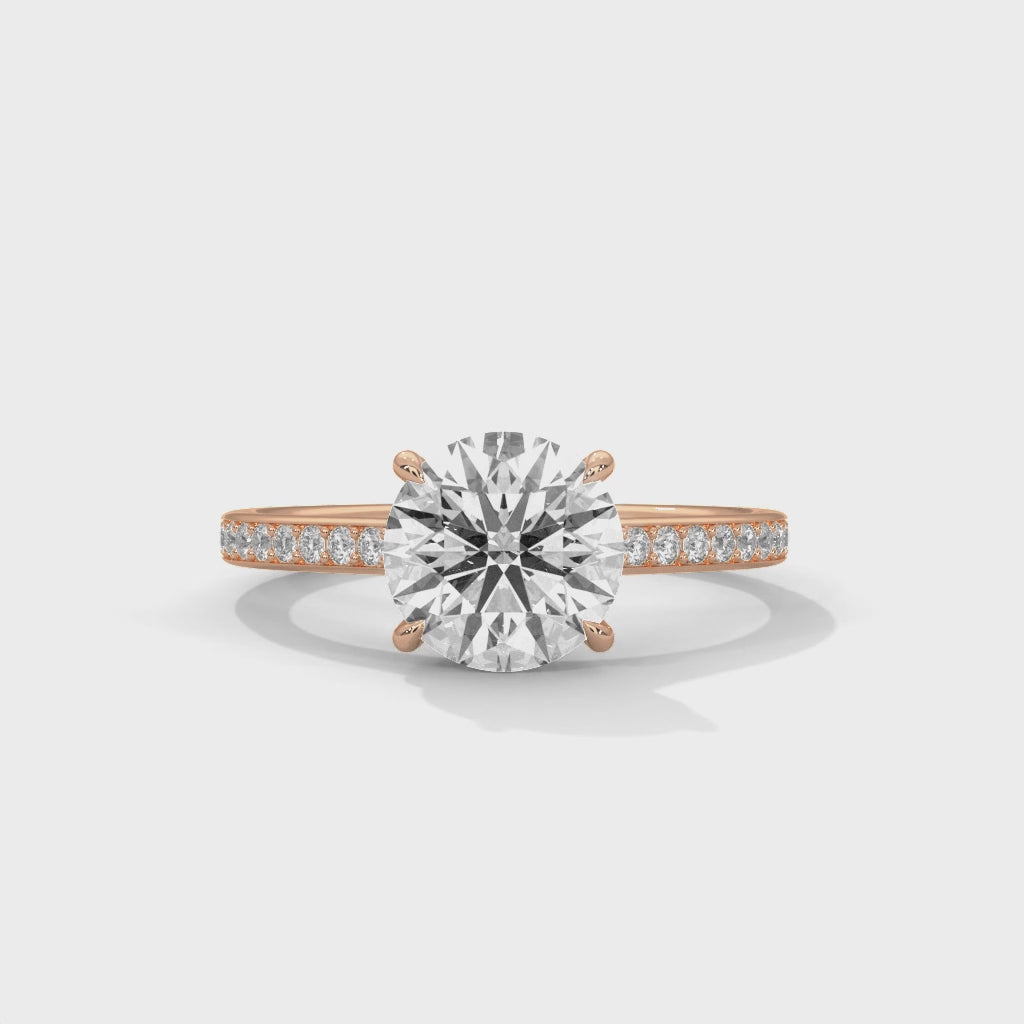 14K Rose Gold 18K Rose Gold Round