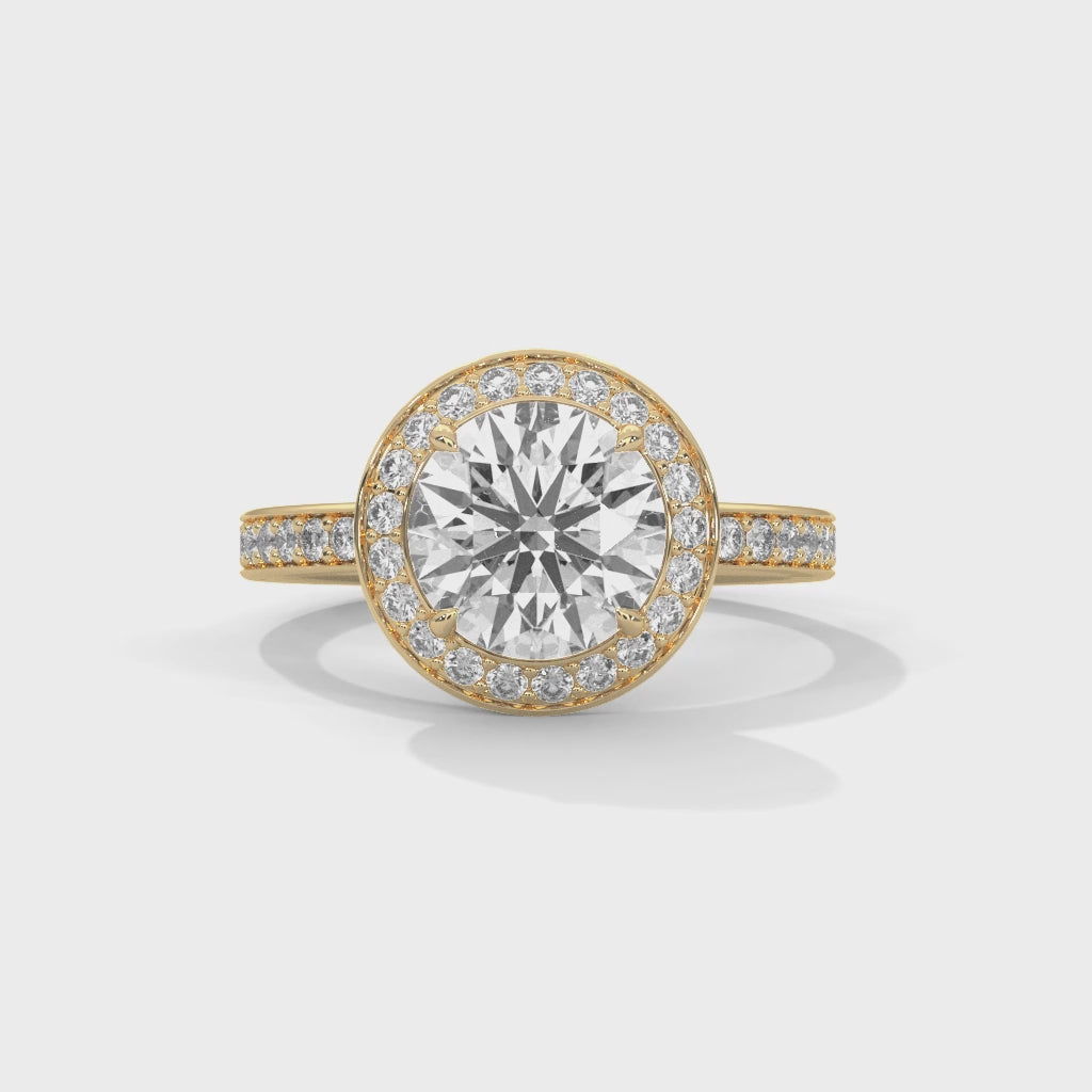 14K Yellow Gold 18K Yellow Gold Round