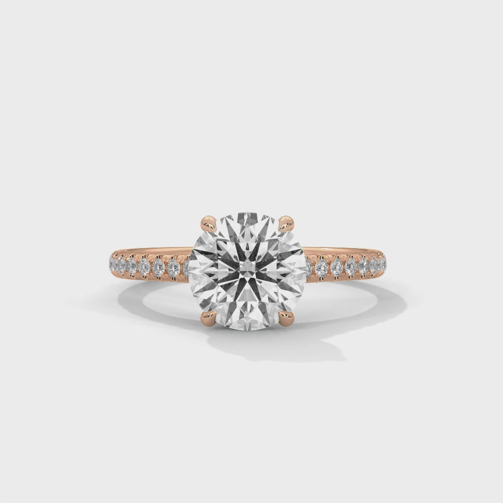 14K Rose Gold 18K Rose Gold Round