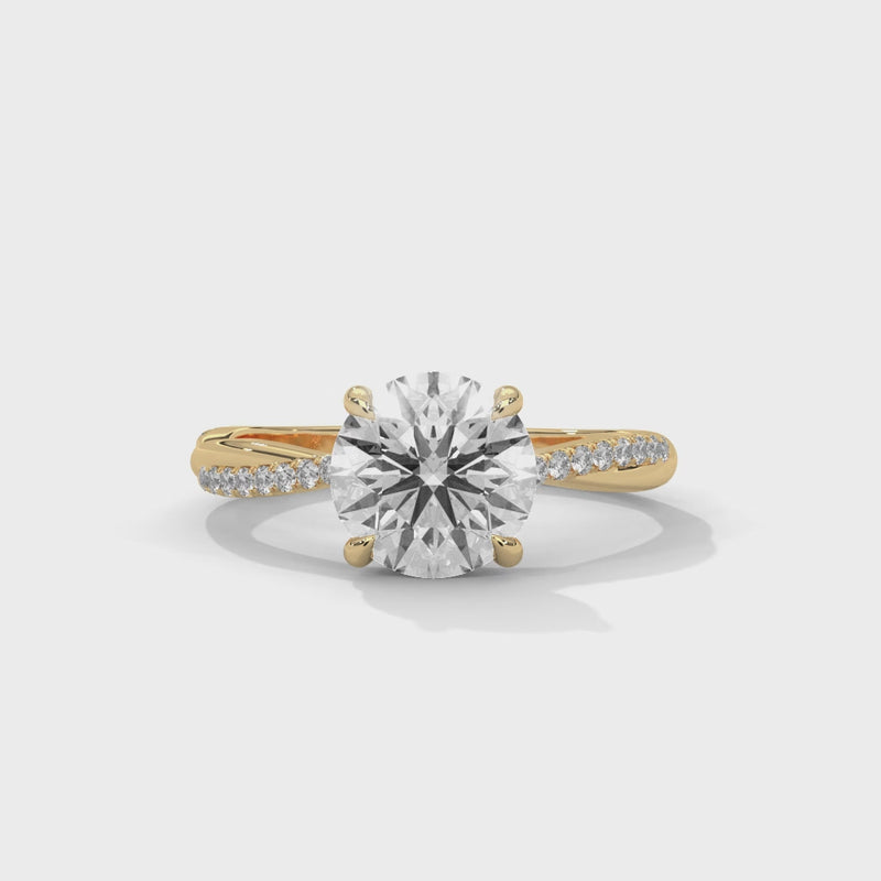 14K Yellow Gold 18K Yellow Gold Round