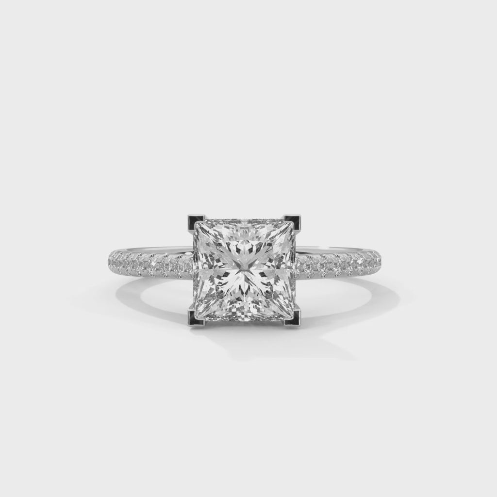 14K White Gold 18K White Gold Platinum Princess